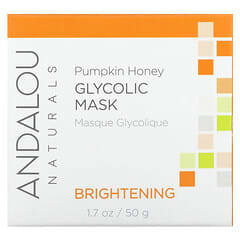 Andalou Naturals, гліколева маска, гарбуз і мед, для покращення кольору, 50 г (1,7 унції)