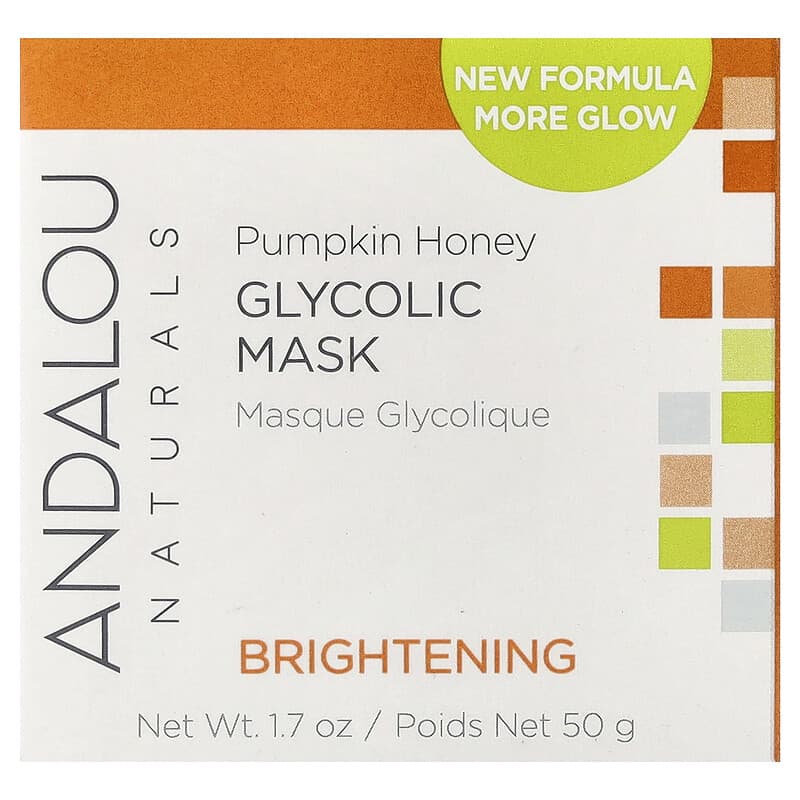 Mască de frumusețe glicolică, miere de dovleac, 1,7 oz (50 g)