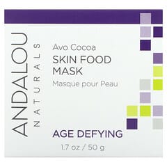 Andalou Naturals, Skin Food Beauty Mask, Avo Cocoa, Age Defying, Anti-Aging-Gesichtsmaske, Kakao mit Avocadoöl, 50 g (1,7 oz.)
