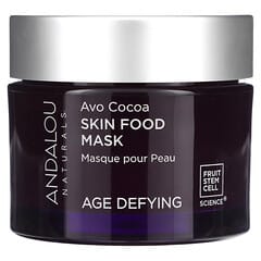Andalou Naturals, Skin Food Beauty Mask, Avo Cocoa, Age Defying, Anti-Aging-Gesichtsmaske, Kakao mit Avocadoöl, 50 g (1,7 oz.)