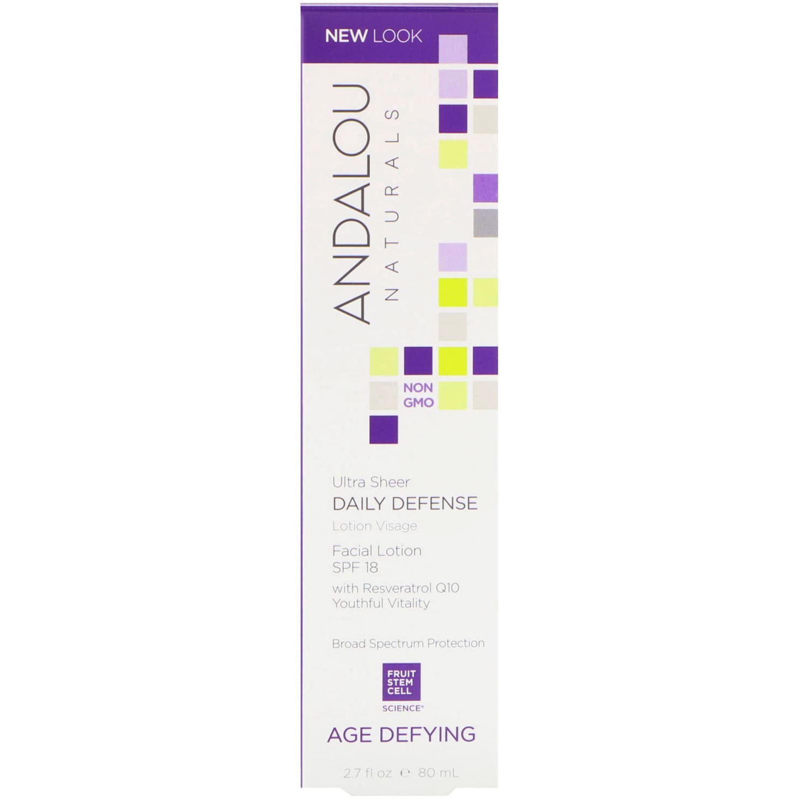 andalou daily defense spf 18