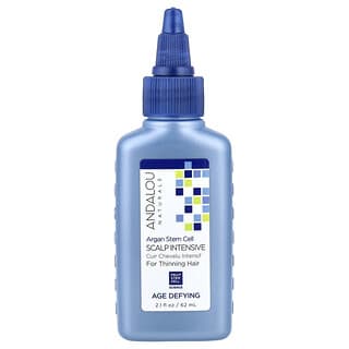 Andalou Naturals, Arganové kmeňové bunky, intenzívna starostlivosť o pokožku hlavy, kúra proti rednutiu vlasov, boj proti starnutiu, 62 ml