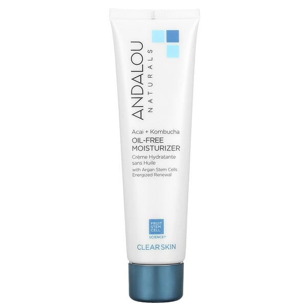 Andalou Naturals, オイルフリー保湿クリーム、アサイ＋コンブチャ、62ml（2.1液量オンス）