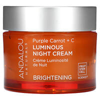 Luminous Night Cream, Purple Carrot + C, Brightening, 1.7 fl oz
