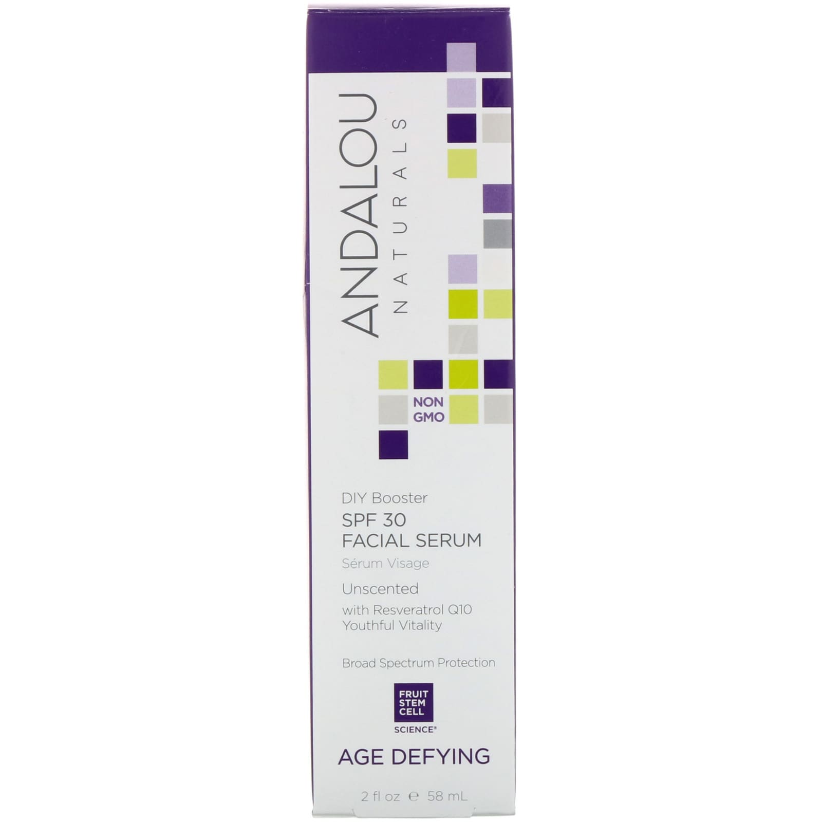 andalou naturals facial serum spf 30