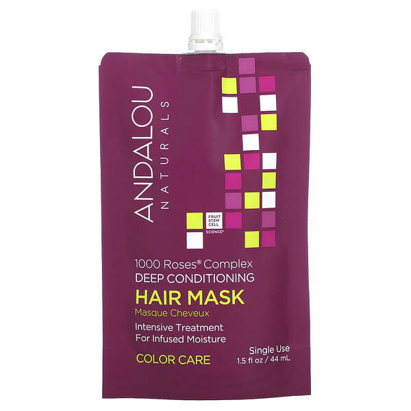 Andalou Naturals, 1000 Roses, Complex Deep Conditioning, Color Care
