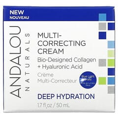 Andalou Naturals, Multi-Correcting Cream, Bio-Designed Collagen + Hyaluronic Acid, 1.7 fl oz (50 ml)