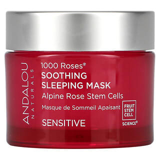 Andalou Naturals, 1000 Roses, Soothing Sleeping Beauty Mask, Sensitive, 1.7 fl oz (50 ml)