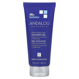 Andalou Naturals, Ultra-Nourishing Shower Gel, Deep Hydration, 8.5 fl oz (251 ml)
