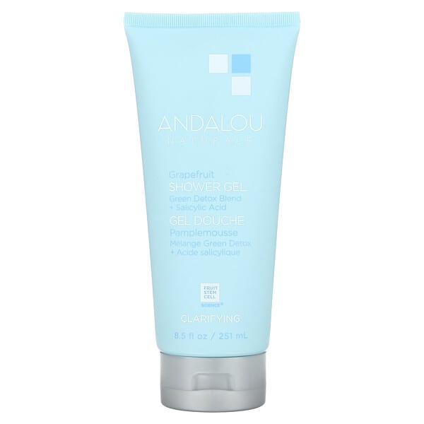 Andalou Naturals, 葡萄柚香沐浴露，淨化，8.5 液量盎司（251 毫升）