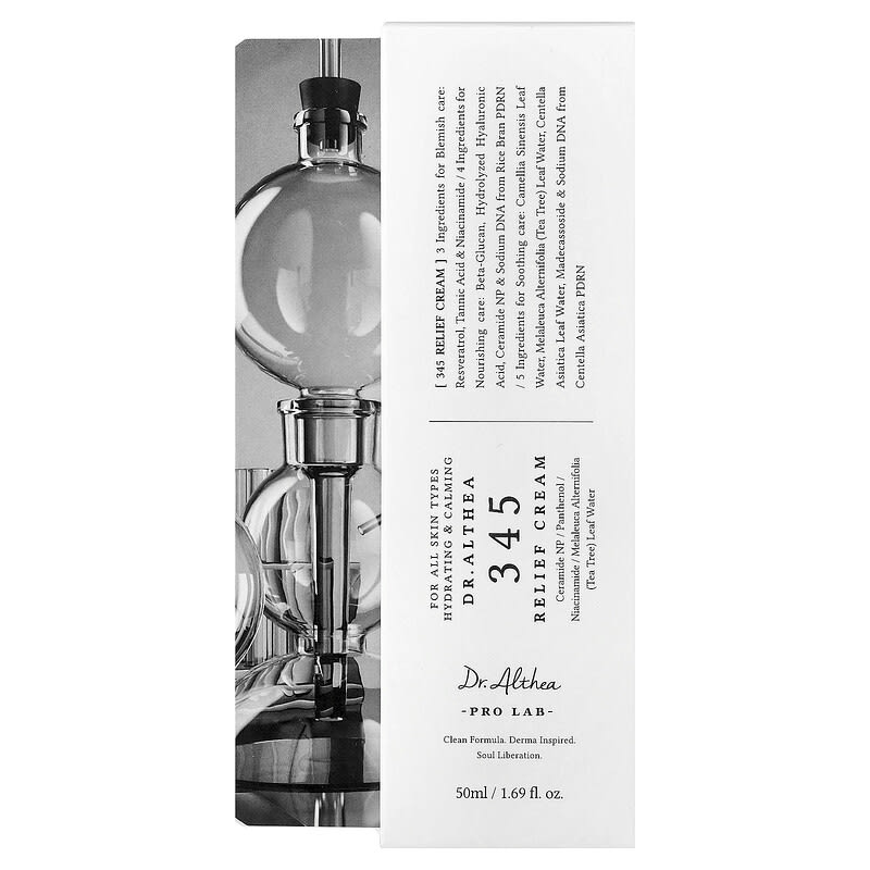 345リリーフクリーム、さまざまな肌質の方に、50ml