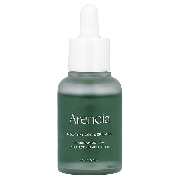 Arencia, 홀리 히솝 세럼 12, 모든 피부 타입, 30ml(1.01fl oz)