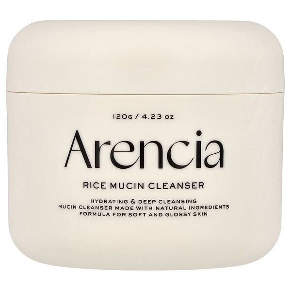 Arencia, Очищающее средство с рисовым муцином, 120 г (4,23 унции)