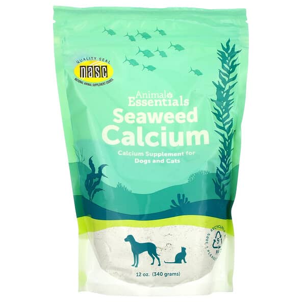 Animal Essentials, Seaweed Calcium, For Dogs + Cats, 12 oz (340 g)