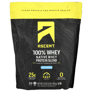 Ascent, Native Whey Protein Blend, Unflavored, 2 lb (907 g)