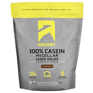 Ascent, Micellar Casein Isolate, Chocolate, 2 lb (907 g)