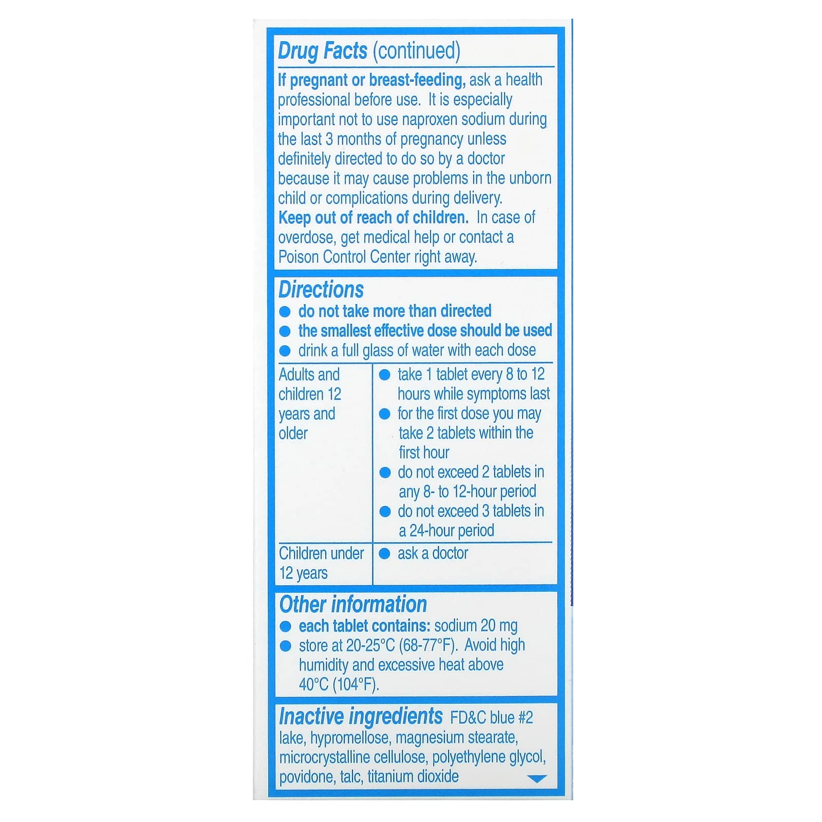 Aleve, Naproxen Sodium Tablets, 220 Mg, 24 Tablets