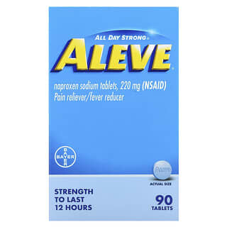 Aleve, Pain Reliever/Fever Reducer, 90 Tablets