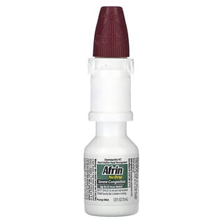 Afrin, No Drip Severe Congestion Pump Mist, 1/2 fl oz (15 ml)