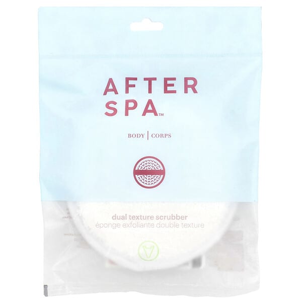 AfterSpa, Dual Texture Scrubber, 1 Scrubber