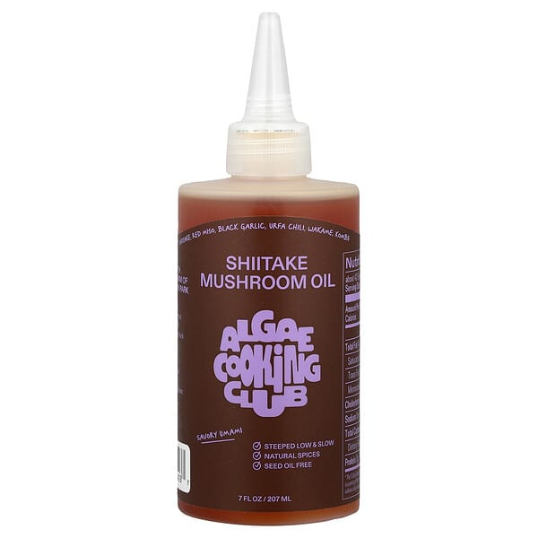 Algae Cooking Club, 표고버섯 오일, 207ml(7fl oz)