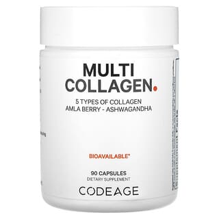 Codeage, мультиколлагеновый комплекс, 90 капсул