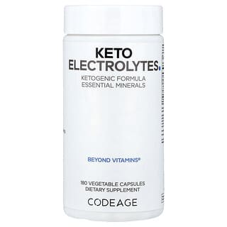 Codeage, Keto Electrolytes, Ketogenic Formula, 180 Capsules