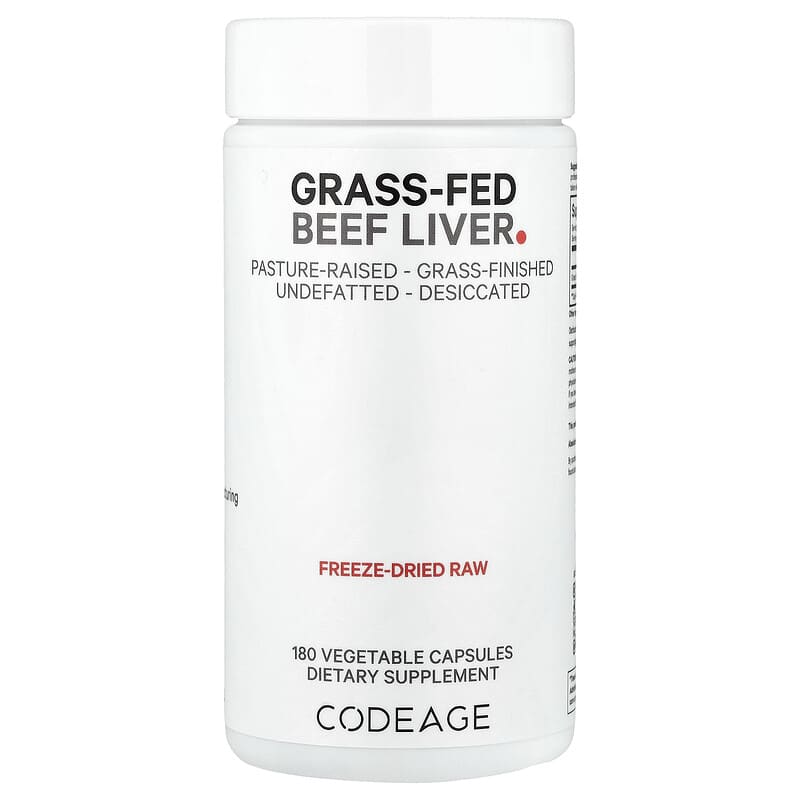 Complément Alimentaire Foie De Bœuf 3000 Mg - 120 Capsules - Sans Dégraissage - Nourri à L'herbe - KENOFOR