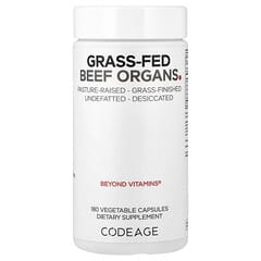 Codeage, Grass-Fed Beef Offal, 180 Vegetable Capsules