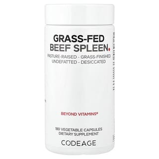 Codeage, 목초 사육 소고기 비장, 베지 캡슐 180정(캡슐 1정당 500mg)
