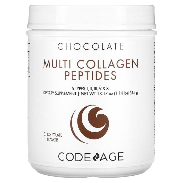 Codeage, Multi Collagen Peptides, 5 Types Collagen I, II, III, V & X ...