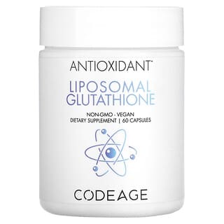 Codeage, антиоксидант, липосомальный глутатион, 60 капсул