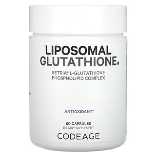 Codeage, Liposomal, Glutathione, liposomales Glutathion, 60 Kapseln