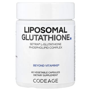 Codeage, Liposomal, Glutatión, 60 cápsulas vegetales