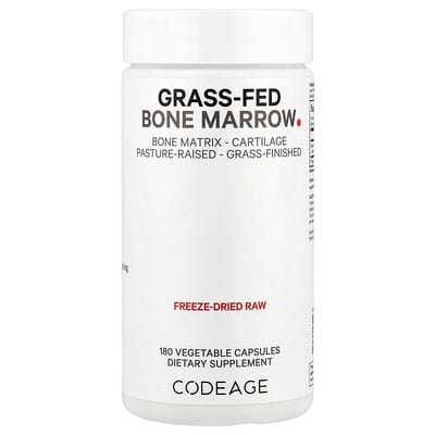 Codeage, Grass-Fed Bone Marrow, 180 Vegetable Capsules