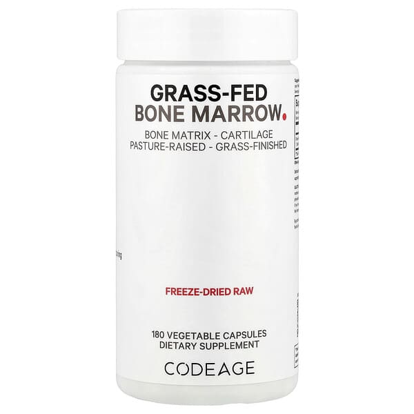 Grass-Fed Bone Marrow, 180 Vegetable Capsules