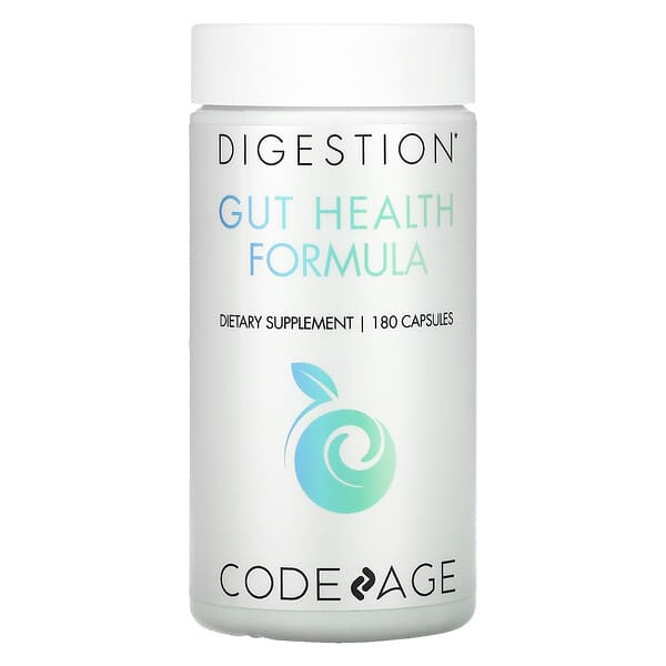 Codeage‏, Digestion, Gut Health Formula, 180 Capsules