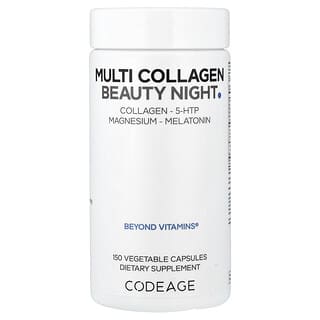 Codeage, 멀티 콜라겐 뷰티 나이트, 캡슐 150정