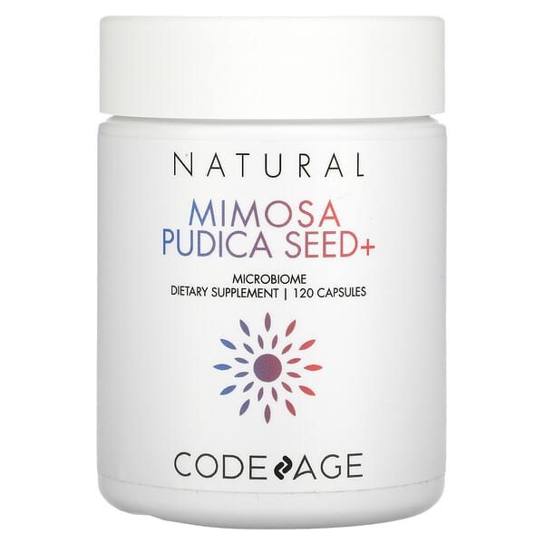 Codeage, Graine de Mimosa Pudica+, Microbiome, 120 capsules