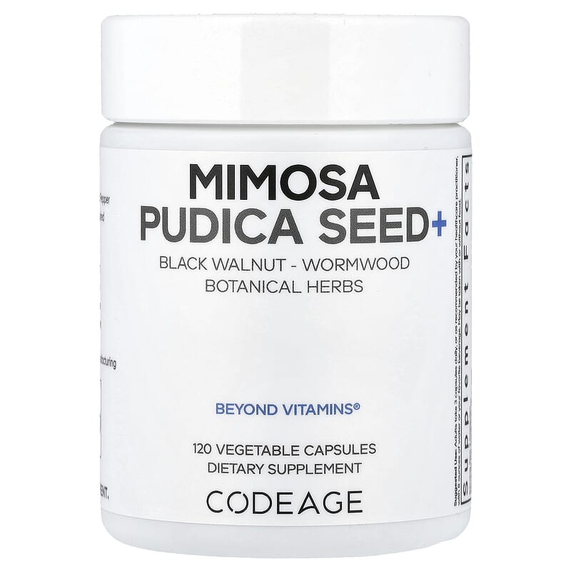 Mimosa Pudica, Semente+, 120 Cápsulas