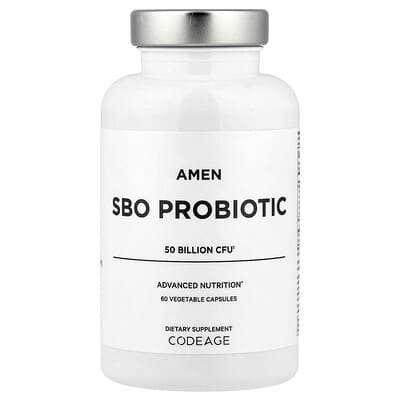 Codeage, Amen, SBO Probiotic, 60 Vegetable Capsules