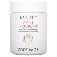 Codeage, Skin Probiotic, haltbares Hautprobiotikum, 50 Milliarden KBE, 60 Kapseln
