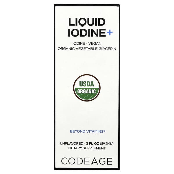 Codeage, 碘+，2 液量盎司（59.2 毫升）