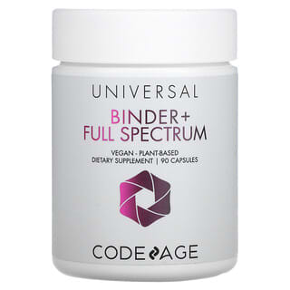 Codeage, Binder +, Espectro completo, Vegano, a base de plantas, 90 cápsulas