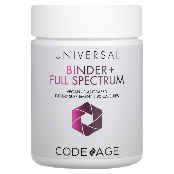 Codeage, Binder +, Full Spectrum, Vegan, Plant-Based, 90 Capsules