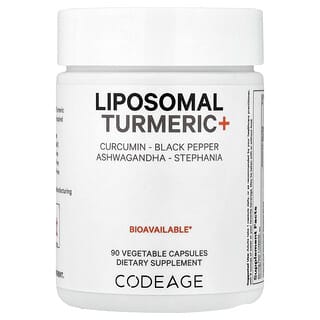 Codeage, 리포소말 강황+, 베지 캡슐 90정