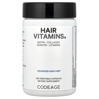 Codeage, Saç Vitaminleri, 120 Kapsül