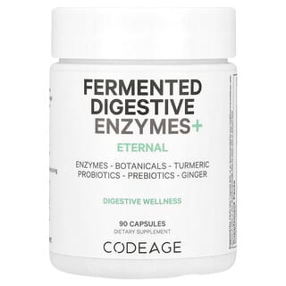 Codeage, Fermented Digestive Enzymes+, fermentierte Verdauungsenzyme, 90 Kapseln