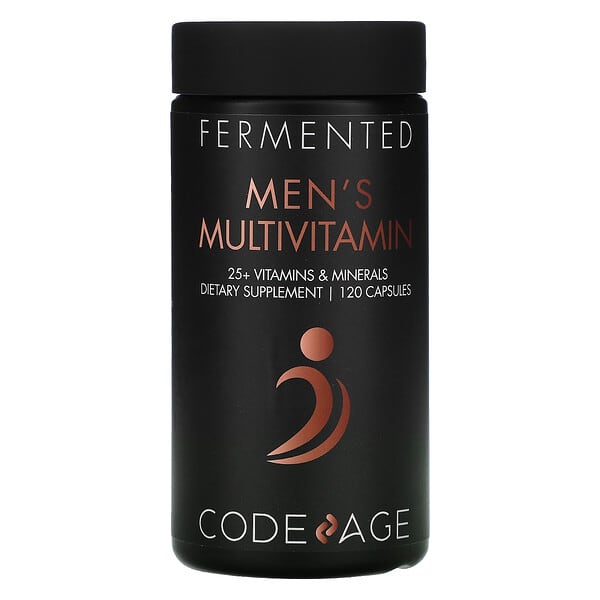 Codeage‏, Fermented, Men's Multivitamin, 25+ Vitamins, Minerals, 120 Capsules