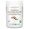Organic Collagen Protein, Chocolate, 10.58 oz (300 g)